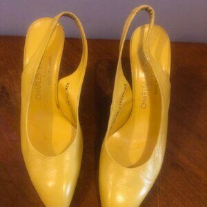VIntage 90's Charles Jourdan Slingback Pumps